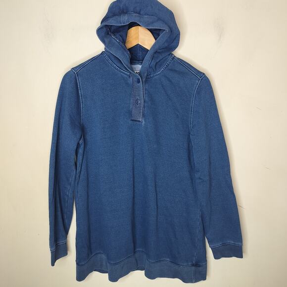 Lands End Serious Sweats Hoodie Sweatshirt - Picture 1 of 7